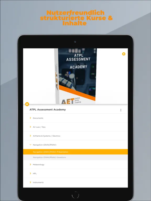 AET Aviation iPad  Screenshots