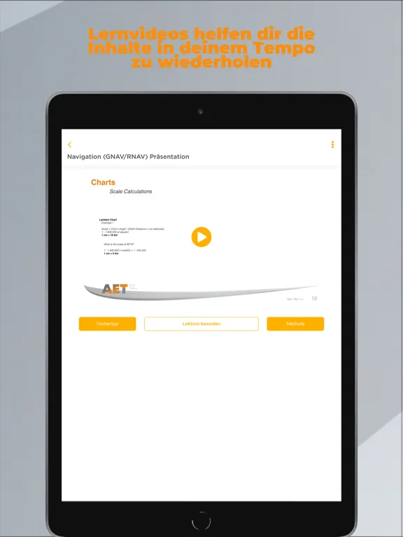 AET Aviation iPad  Screenshots