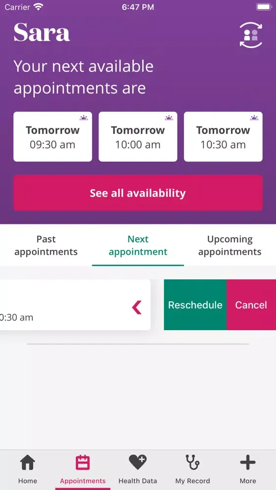 vHealth (Dubai) स्क्रीनशॉट