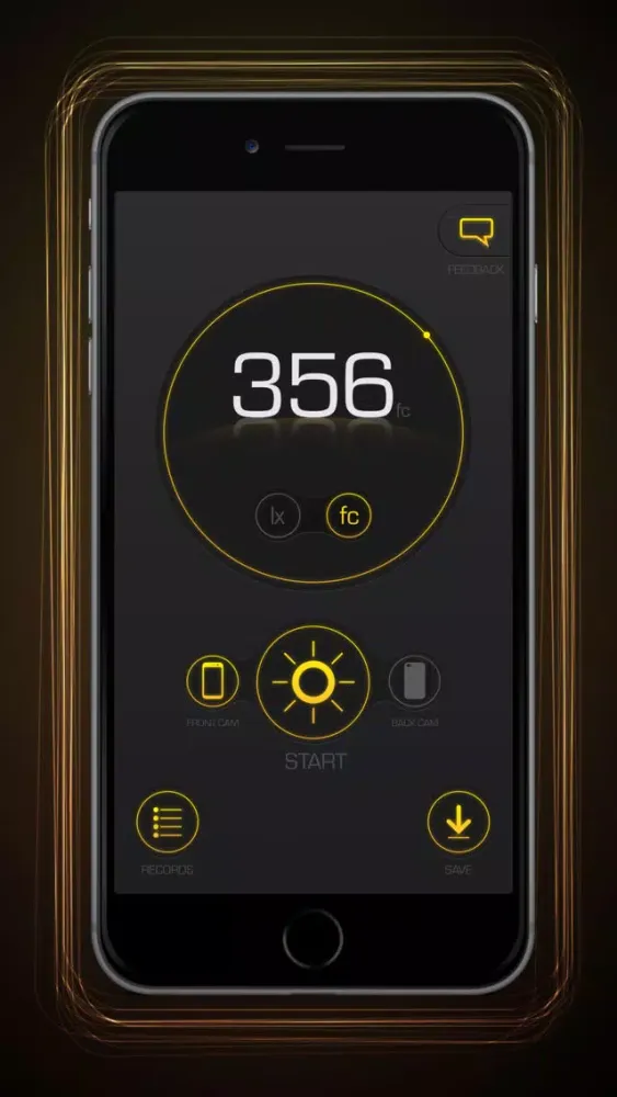 Ảnh chụp màn hình của Lux Light Meter LITE