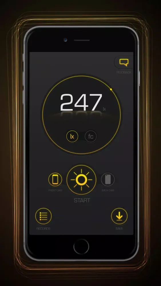 Ảnh chụp màn hình của Lux Light Meter LITE