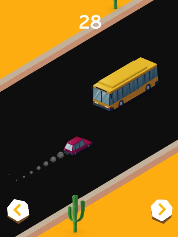 Tangkapan skrin Desert Drive iPad 