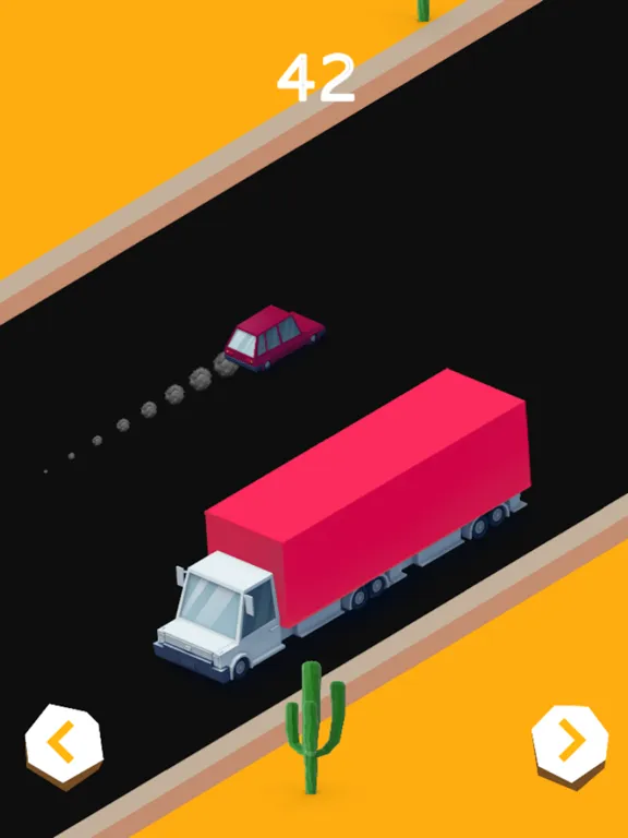 Tangkapan skrin Desert Drive iPad 