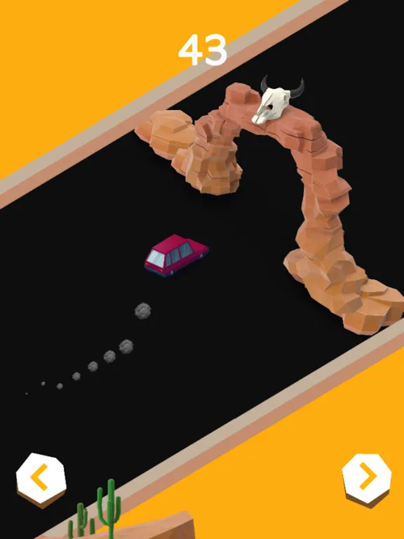 Tangkapan skrin Desert Drive iPad 