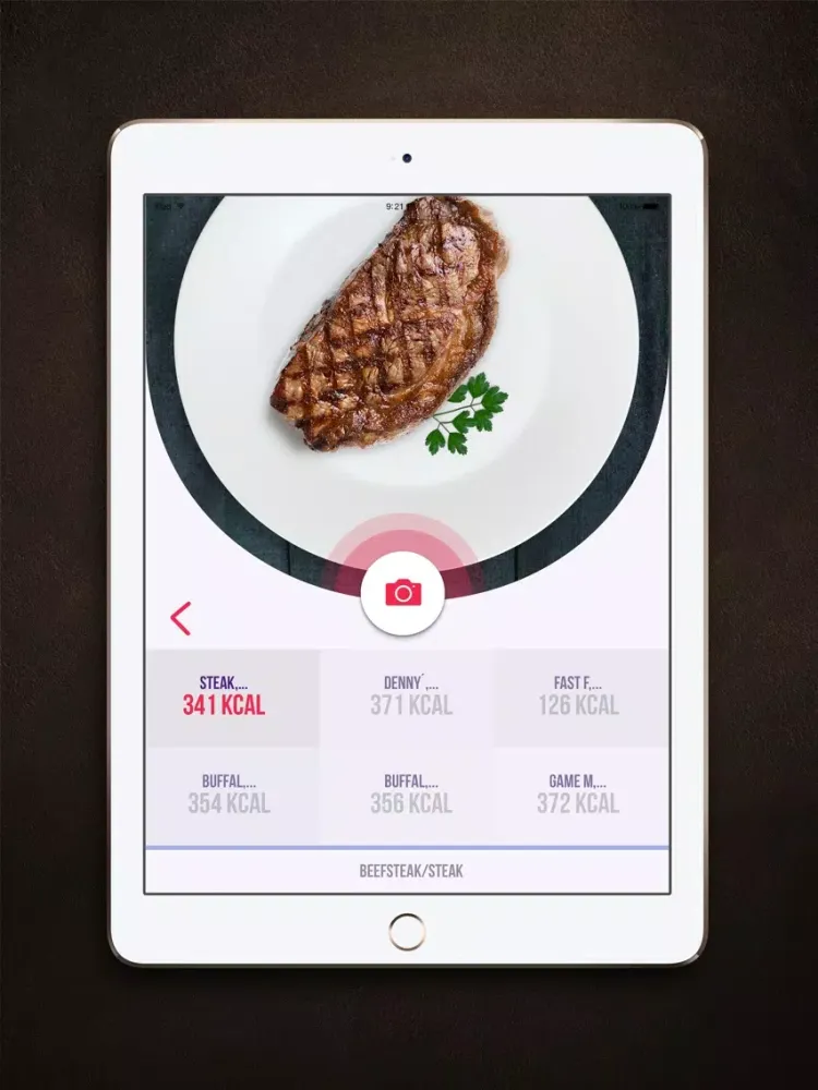 Calorie Scanner iPad  Screenshots
