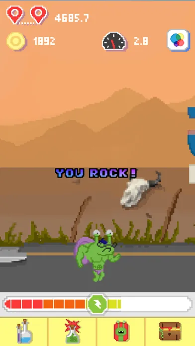 ภาพหน้าจอของ Snail Clickers:  Ridiculous Tap Racing Game!