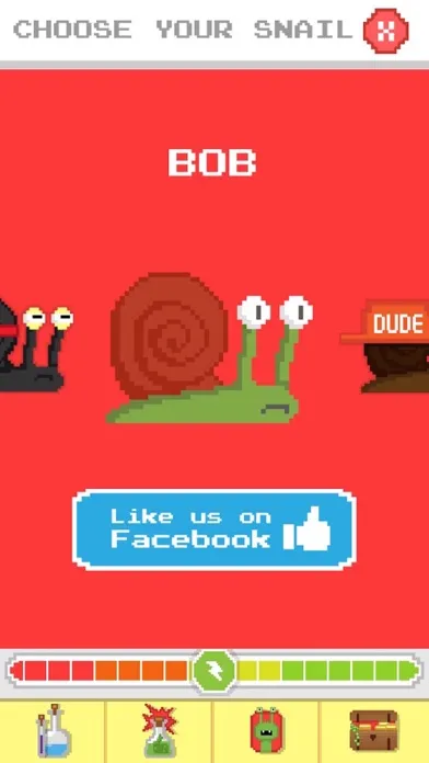 ภาพหน้าจอของ Snail Clickers:  Ridiculous Tap Racing Game!
