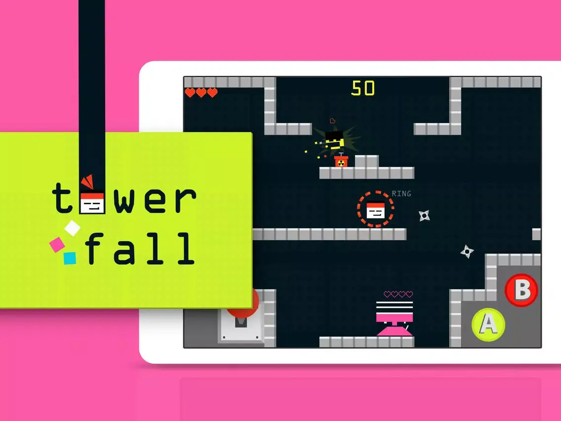 Tower Fall: Robot Fighting iPad  Screenshots