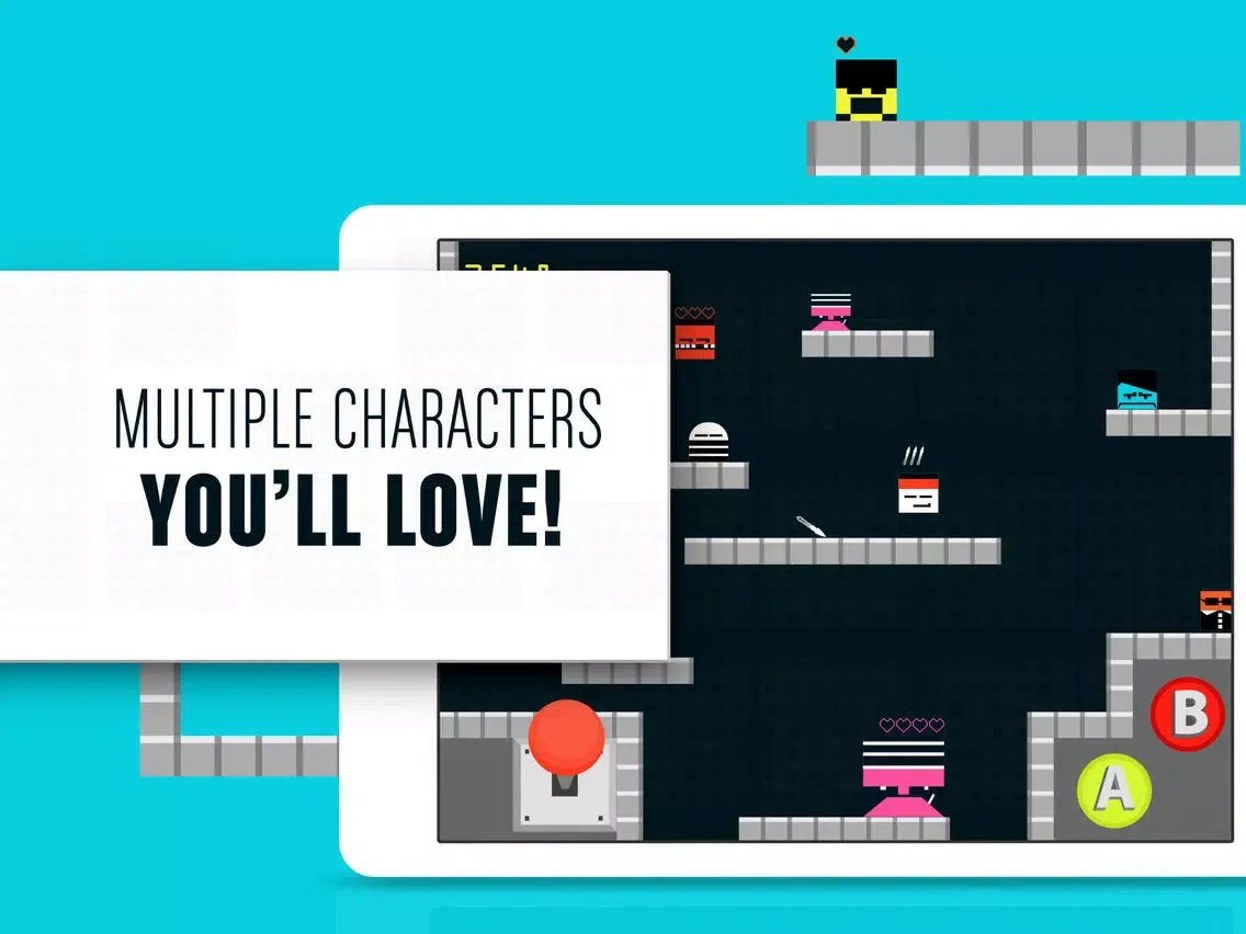 Tower Fall: Robot Fighting iPad  Screenshots