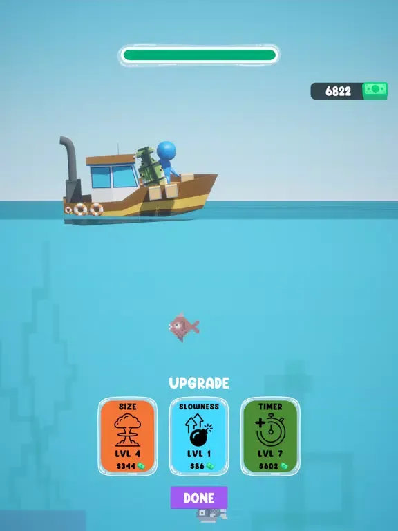 Blast Fishing 3D iPad  Ekran Görüntüleri