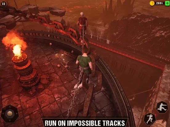 تصاویر Chained Way Up Parkour Run iPad 