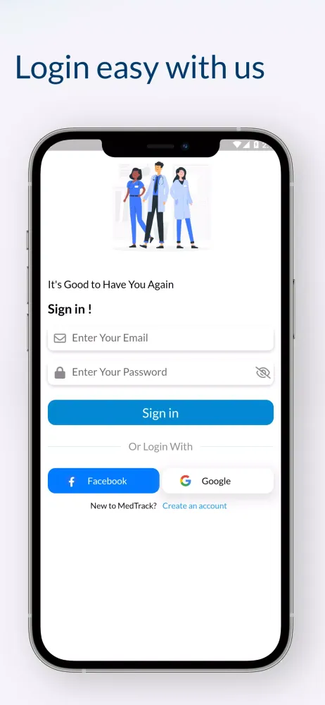MedTrack سکرین شاٹس