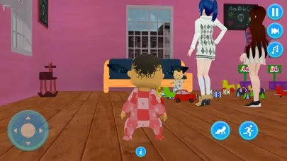 Capturas de tela do Twins Babysitter Sim:Baby Care