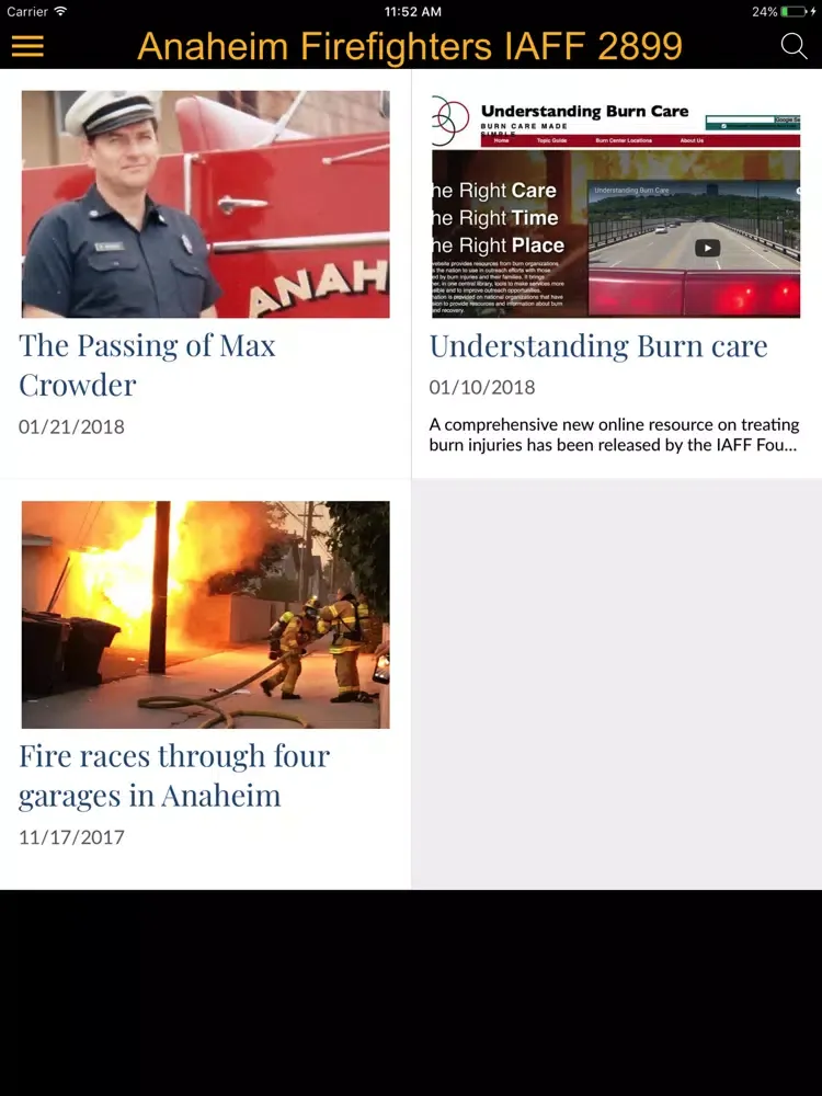 Tangkapan skrin AFA Local 2899 iPad 