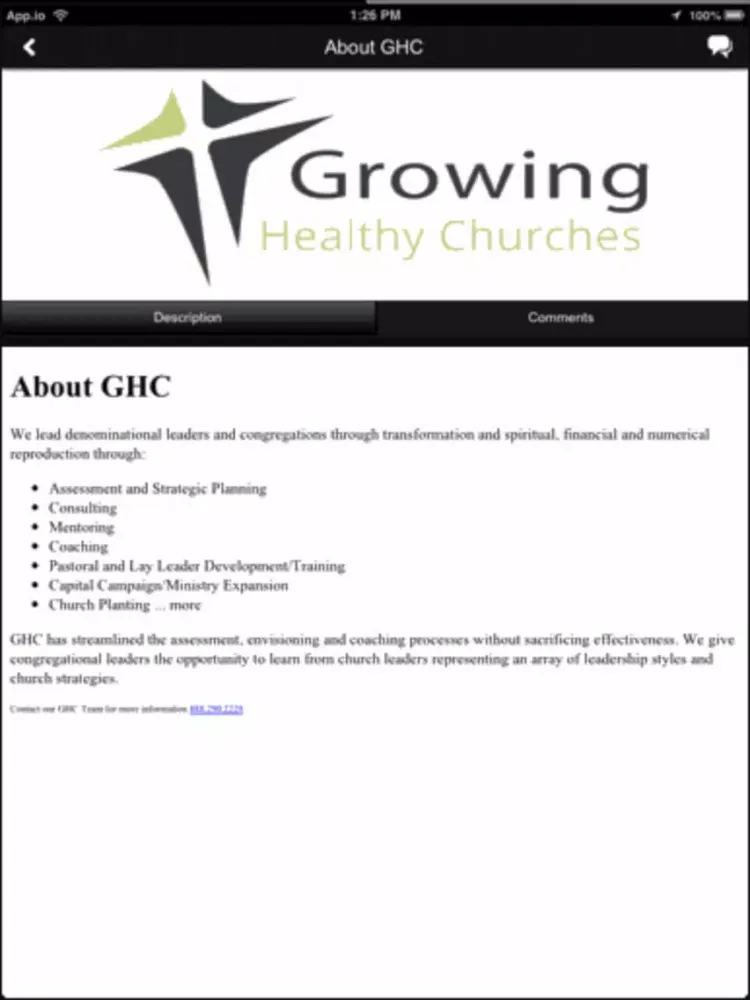Growing Healthy Churches iPad  Screenshots