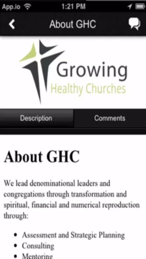Growing Healthy Churches Screenshots
