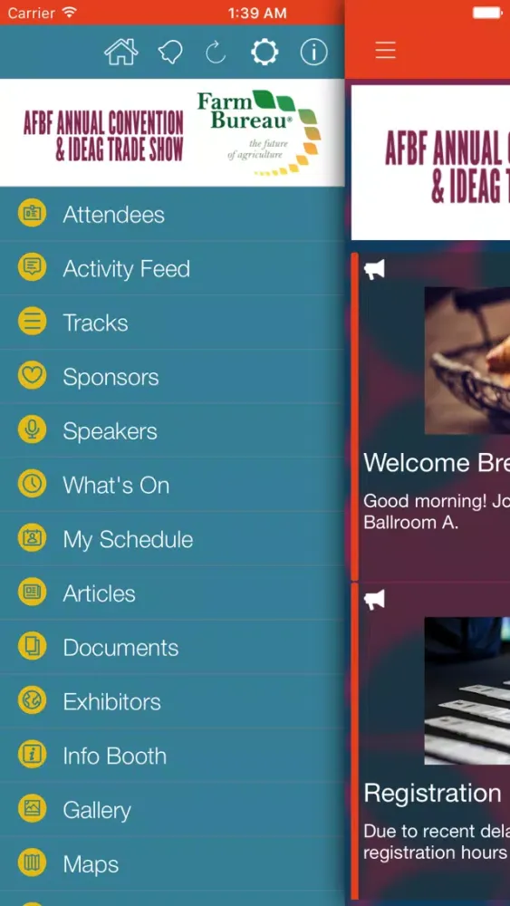 Capturas de pantalla de Farm Bureau Events