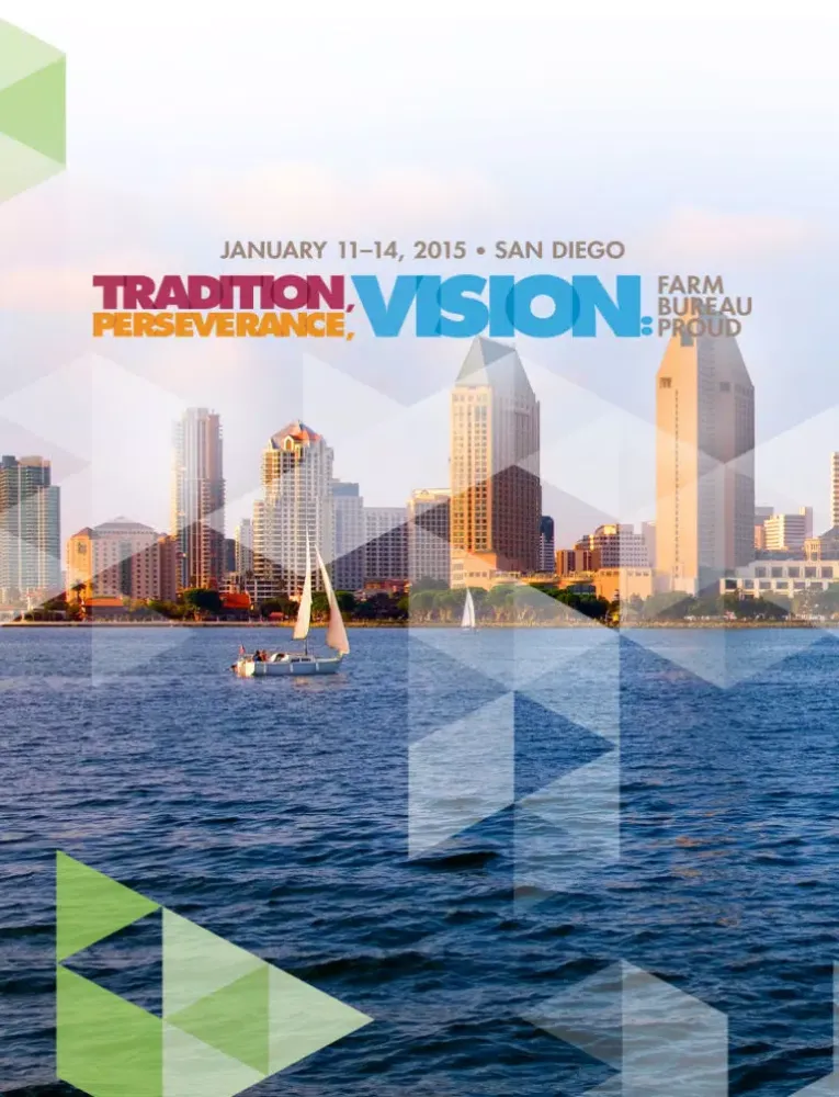 Capturas de tela do 2015 AFBF AC & IDEAg TS iPad 