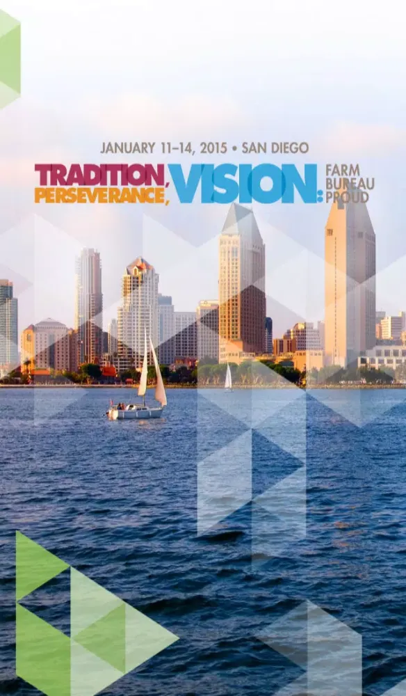 Capturas de tela do 2015 AFBF AC & IDEAg TS