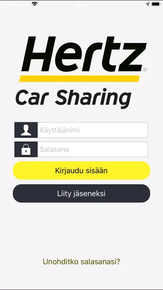 Hertz Car Sharing Suomi Ekran Görüntüleri