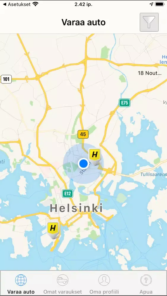Hertz Car Sharing Suomi Ekran Görüntüleri