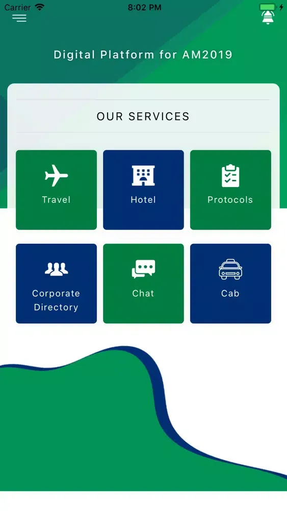 Capturas de tela do AfDB AM Digital 2019