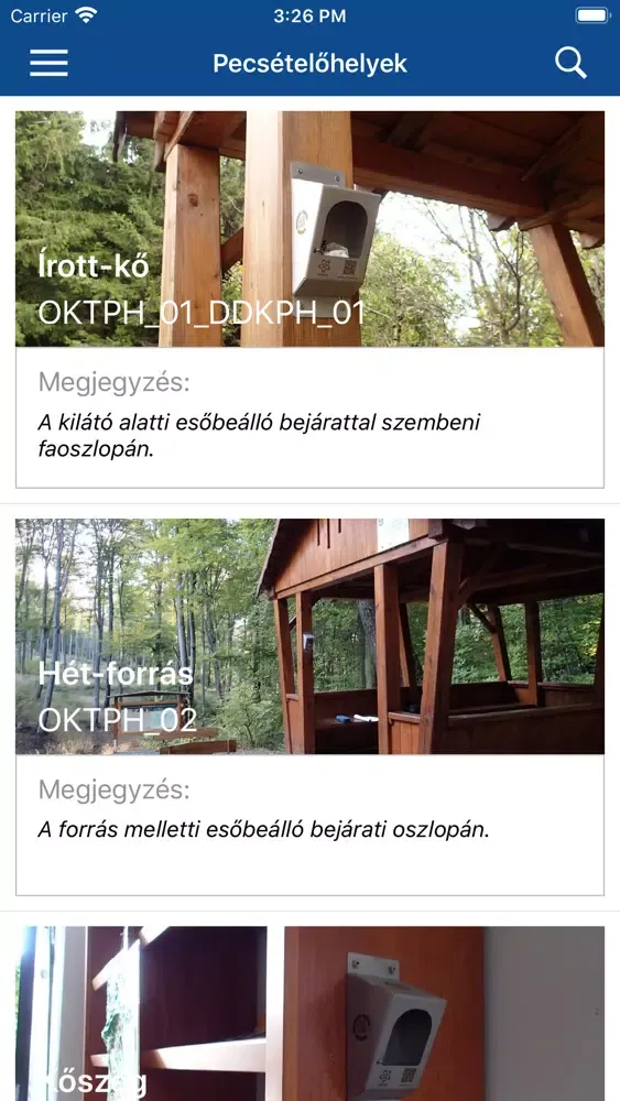 Kéktúra应用截图