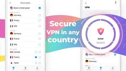 Thunderbolt VPN & Cleaner سکرین شاٹس