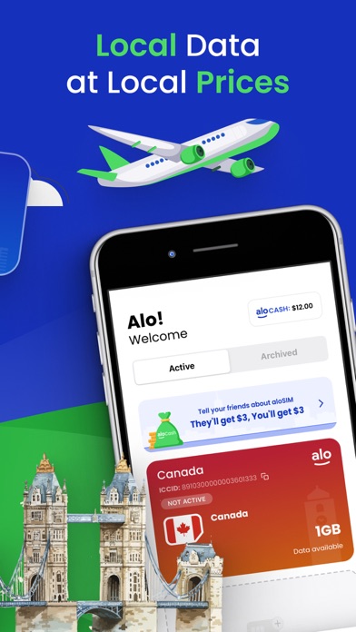 aloSIM: 5G Prepaid Travel eSIM Screenshots