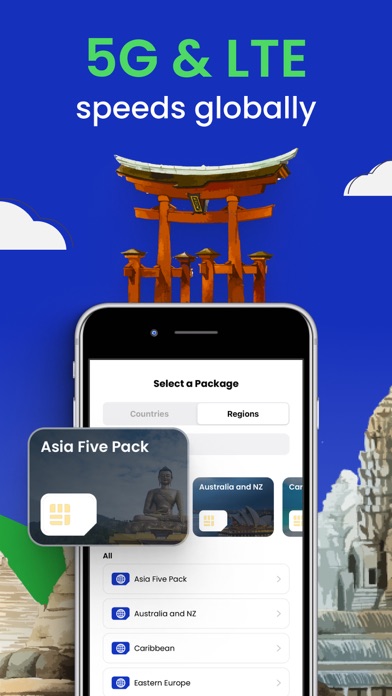 aloSIM: 5G Prepaid Travel eSIM Screenshots