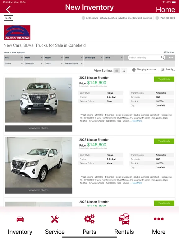 Скриншоты Autotrade Ltd. iPad 