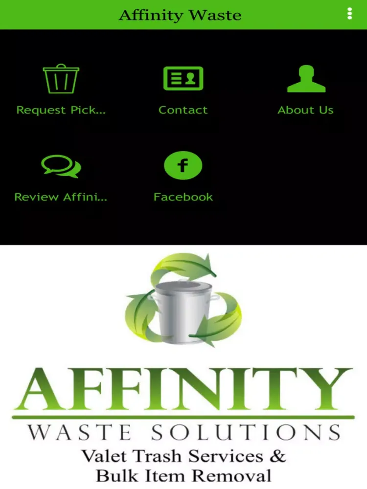 Affinity Waste Solutions iPad  Ekran Görüntüleri