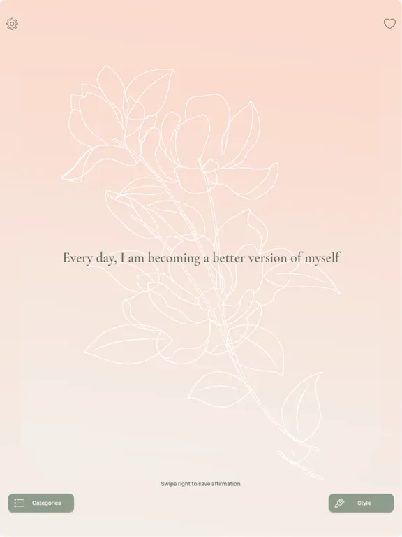 Скриншоты Affirmify - Daily Motivation iPad 