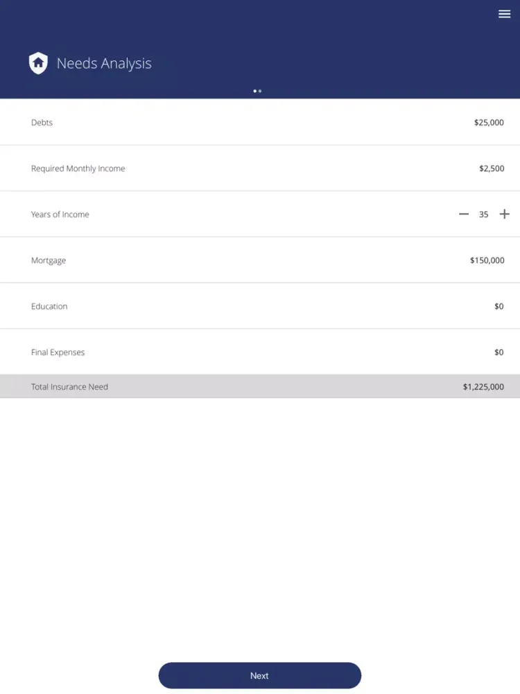 Скриншоты AFG Life Insurance Quotes iPad 