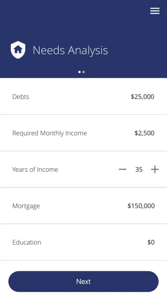 Скриншоты AFG Life Insurance Quotes
