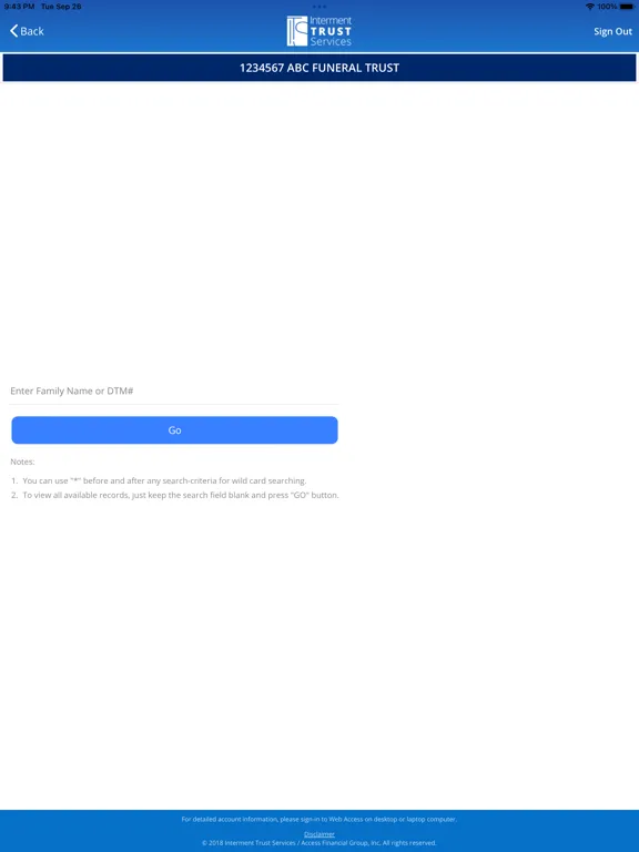 Quick Access from ITS iPad  স্ক্রিনশট