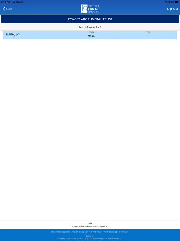 Quick Access from ITS iPad  স্ক্রিনশট