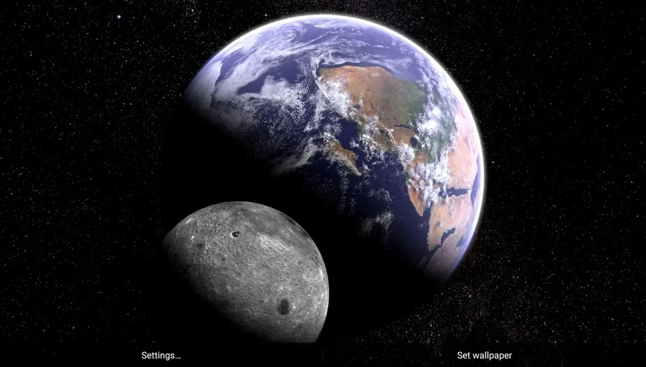 Earth & Moon Screenshots