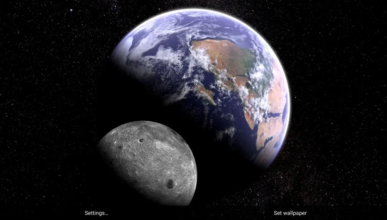 Earth & Moon Screenshots