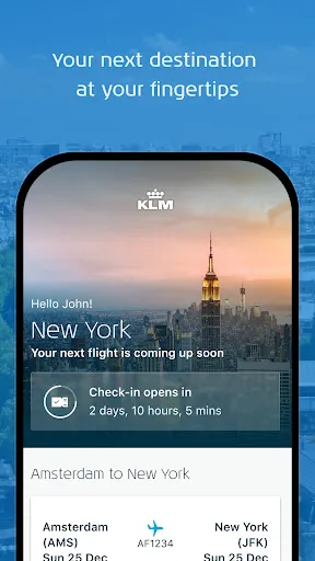 ภาพหน้าจอของ KLM - Book a flight