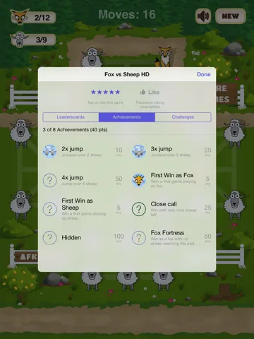 Fox vs Sheep HD iPad  Screenshots