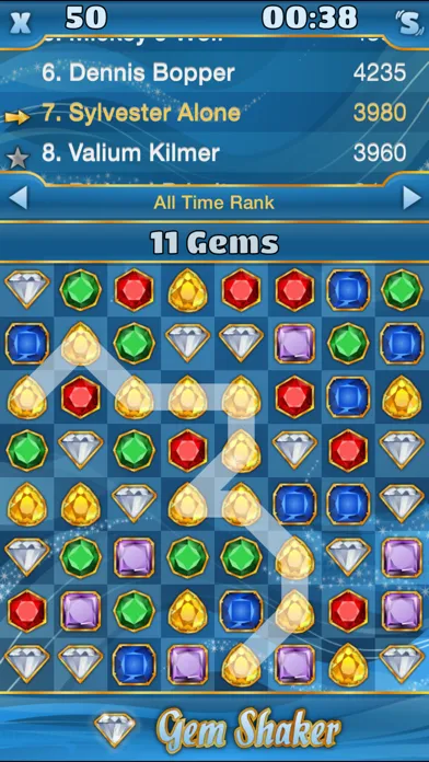 ภาพหน้าจอของ Gem Shaker Free