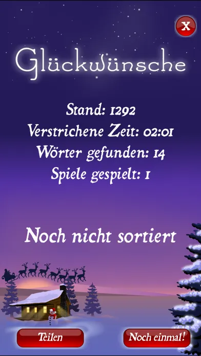 Capturas de pantalla de Weihnachten Wortsuche