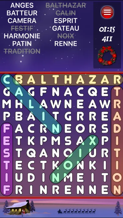 Recherche de mot - Joyeux Noël Ekran Görüntüleri
