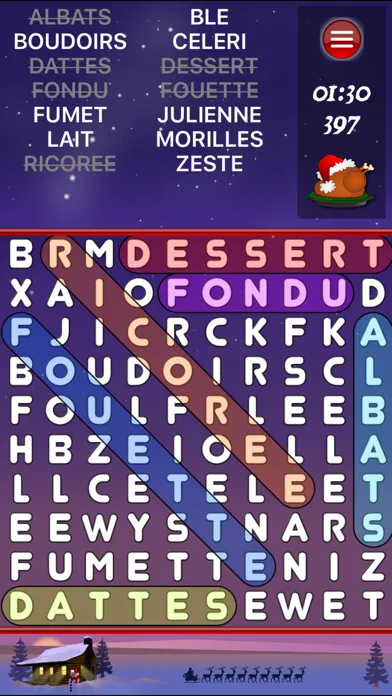 Recherche de mot - Joyeux Noël Ekran Görüntüleri