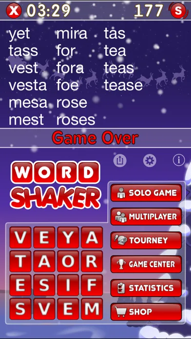 Word Shaker Christmas Screenshots