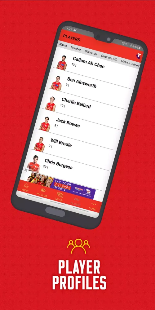 Gold Coast SUNS Official App Screenshots