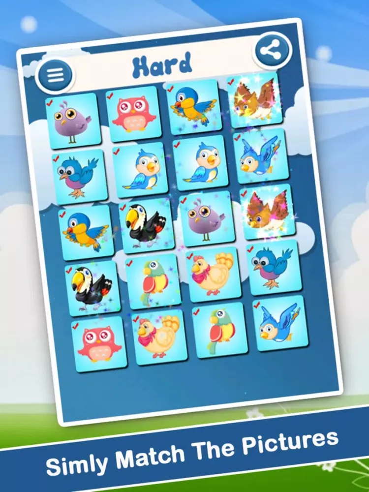 Captures d'écran de Bird Matching Puzzle - Free Puzzle Game For Kids iPad 