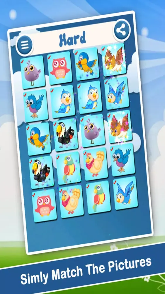 Captures d'écran de Bird Matching Puzzle - Free Puzzle Game For Kids