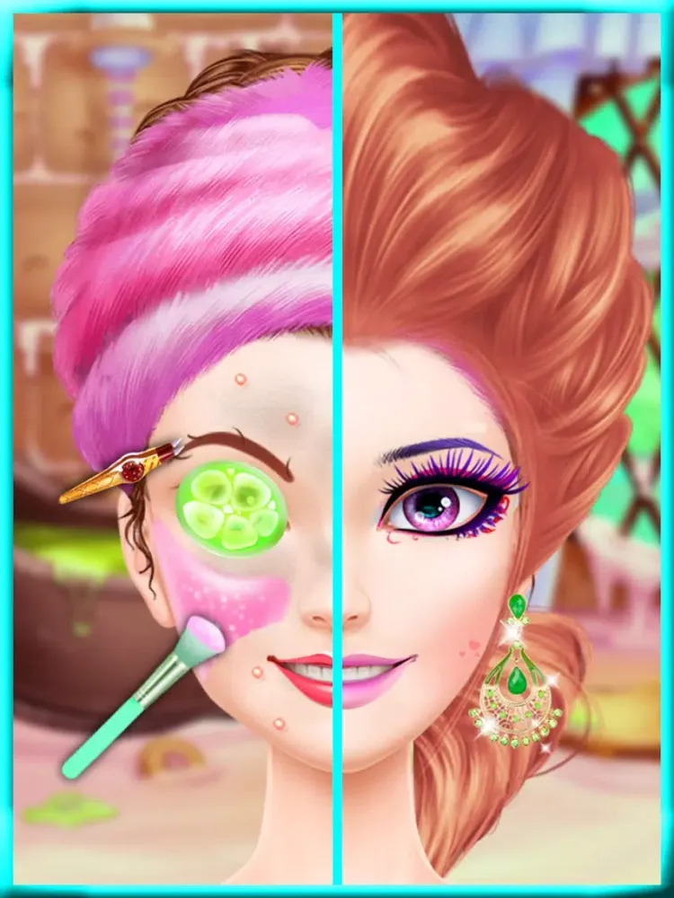 Candy Princess Makeover - Princess Salon Game iPad 應用截圖